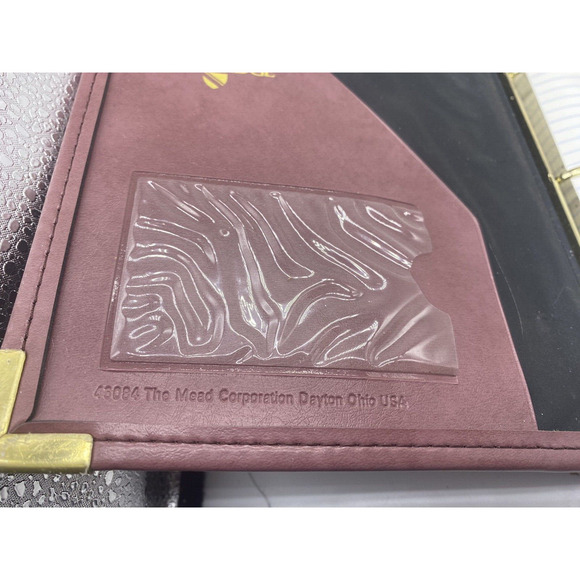 Vintage Cambridge Organizer 3 Ring Binder Vegan Leather Pink Organizer Journal - Picture 7 of 12